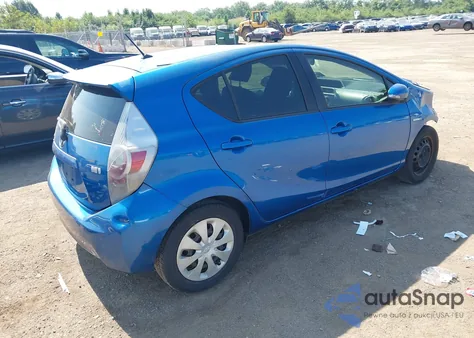 2012 Toyota Prius C Two from USA, damaged, VIN JTDKDTB3XC1526768